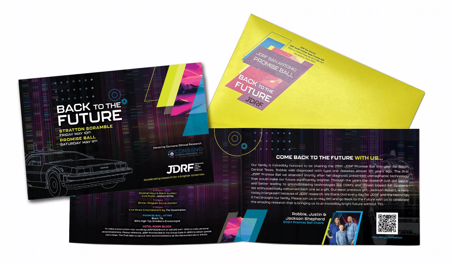 JDRF Promise Ball Invitation Spread
