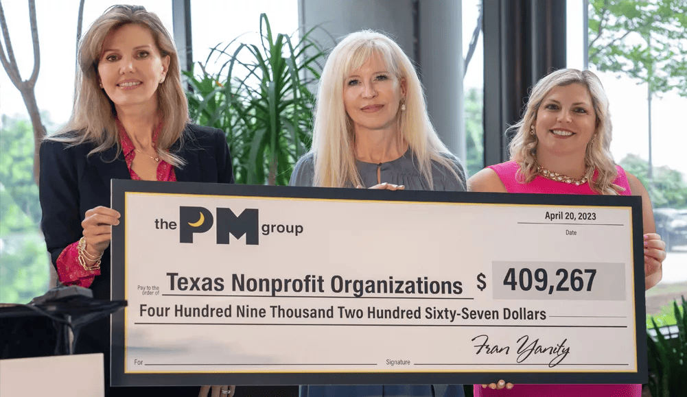 Over the past 10 years, the PM Group has raised and donated over $12,000,000 to local nonprofits.